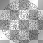  deco transparent blauefee1976 deco lace Spitze Spitzenborte Mandala, circle, ring, round Kreis flower flowers