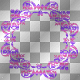 pink and purple background frame