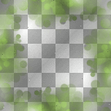 RAMCIA BORDER FRAME TRANSPARENT GREEN