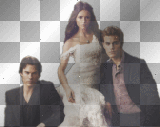 Nenaio Png Transparent The Vampire Diaries Vintage Goth Gothic Damon Salvatore And Elena Gilbert And Stefan Salvatore