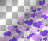 Nenaio Png Transparent Heart Hearts deco Frame Border Corner Love Pattern Background Fractal blue violet purple
