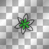green white black emo deco