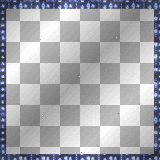 Animated Crystal Forever Love Frame Dark_Blue