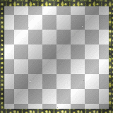 Animated Crystal Forever Love Frame Yellow
