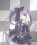 Anime Girl Purple Turquoise Purple Frame [LinaLuna12]