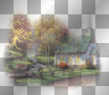 paysage autumn,and house dubravka