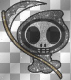 emo goth gothic blinging reaper death glitter ²u
