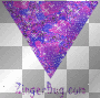 blue pink triangle symbol, triangle rose bleu ²u