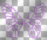 Nenaio Gif Png Transparent Butterfly Butterflies deco frame border corner background vintage purple violet pink glitter