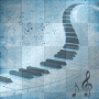 Love Of Music Vintage BG~Blue Love Of Music Vintage BG~Blue