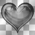 silver black heart love emo goth gothic ²u