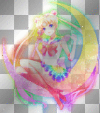 Sailor Moon "shadow colorful yellow orange red pink purple blue green rainbow" [_IamNina_]