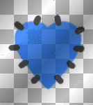 Emo deco heart