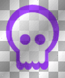 Emo deco skull