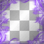 Summer Floral Transparent Colorful Frame~Purple Summer Floral Transparent Colorful Frame~Purple