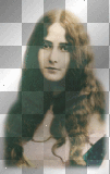 Vintage   Woman donna femme frau mujer with Long Brown hair  ~stina.scott