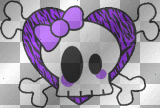 Emo skull animated