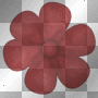 flower red scrap deco transparent [1ֆ]