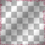 RAMCIA BORDER FRAME TRANSPARENT PINK
