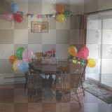 Kerstie: Birthday Party Room Background