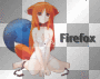 anime girl fire fox