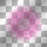 White and pink circle frame transparent bg background by uky96