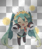 *Vocaloid* Miku Hatsune [White Neon] ~XOXOAMI