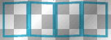 frame transparent deco blue scrap [1ֆ]