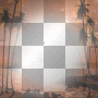 Beach landscape frame transparent [nermai]