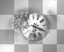 Fantasy clock black white Fantasy clock black white