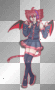 Teto Kasane red black shadow(by ShadowCutie)