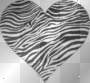 Zebra Print Heart