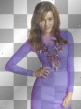 Miley Cyrus Deco *Purple Dress*
