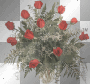 A dozen red roses