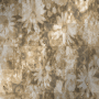 Romantic Love Glittery Flowers BG~Brown