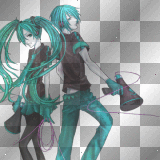 Miku and Mikuo Hatsune [by _Meli-chan_]