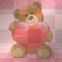 cozy cuddle teddy heart