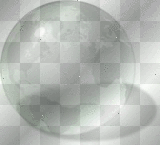 clear glass globe