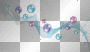 blue smoke wave purple pearls bubbles overlay background/²u
