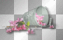 Bucket flowers pink 