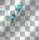 Fantasy flowers teal
