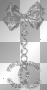 GLITY GLITTER SILVER ANIMATED  DECO