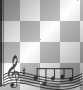 black music notes corner border frame/²u black music notes corner border frame/²u