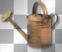 Water can brown vintage 