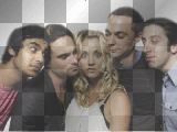 The Big Bang Theory: Raj Koothrappali, Leonard, Penny, Sheldon Cooper and Howard Wolowitz transparent [nermai]