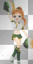 cheerleader green and gold