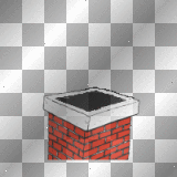 santa in and out of chimney
