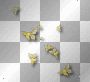 Butterflies gold yellow Butterflies gold yellow