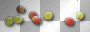 Grapes border green orange 