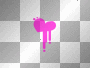 heart pink black font deco